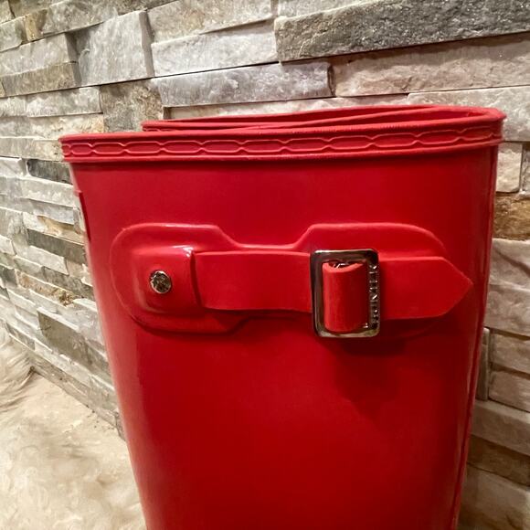 Hunter Tall Gloss Rain Boots Women’s 6 EU 37 | Iconic Wellington - Picture 9 of 13